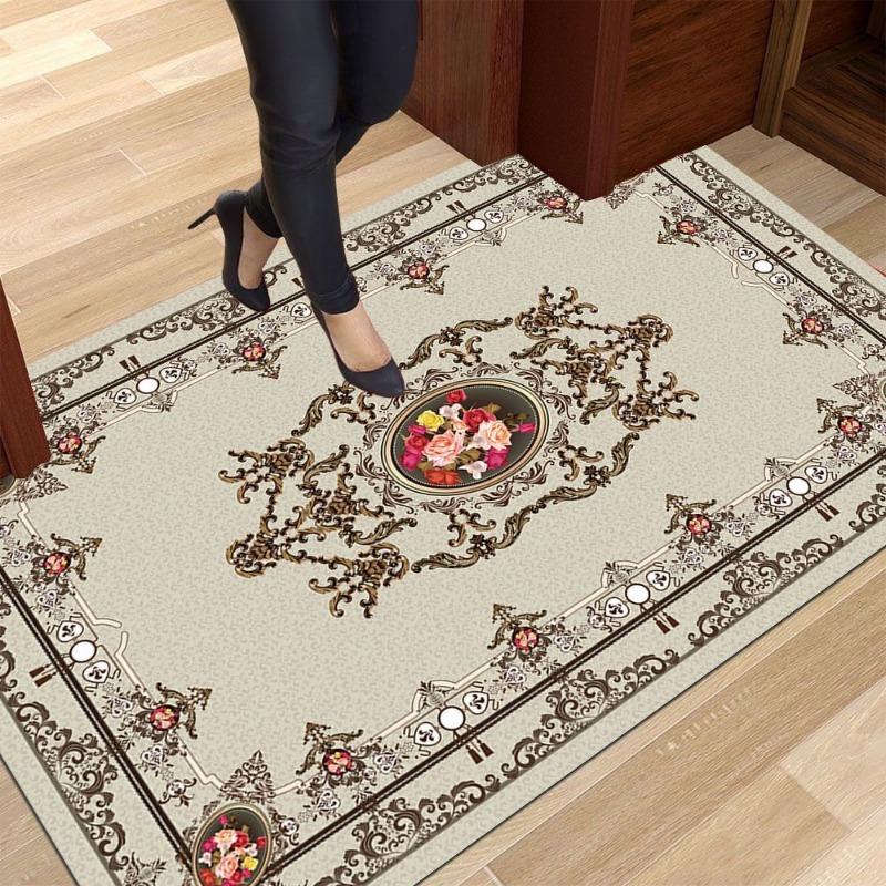 European Style Carpet Floor Mat Wear Resistant Bedroom Entrance French Floor Mat