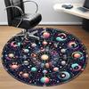 1pc Astrology Wheel Chair Carpet for Office, Soft Comfortable Mat For Office, Living Room, Bedroom, Machine Washable Carpet yy251112048