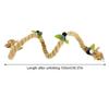 Bird Cage Perch Climbing Stand Biting Game Cockatiel Perch For Leg Muscle Parakeet Lovebird Boredom Stress Cage Decoration