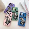 Painted Pattern Colorful Sliver Double Sided Hard Shell Shockproof Anti-fall Phone Casing for Huawei Honor Infinix Tecno iPhone