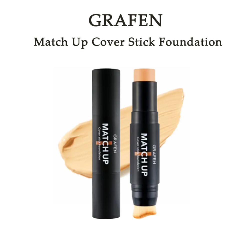 GRAFEN Match Up Cover Stick Fond de Teint 12g 2 Couleurs