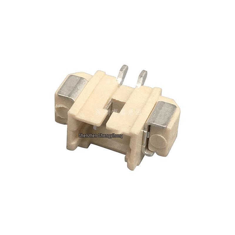 Beige 1.25mm Wafer Pin Header Strip Connector, Horizontal Mount, High-Temperature Resistant, 2-10P SMT