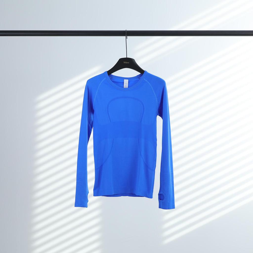 Women's Quick-Dry Long Sleeve Sports Top - Tight-Fit, Sweat-Wicking Yoga & Running Shirt