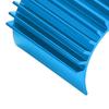 3pcs Aluminum 370 Brushless Brushed Motor Heat Sink Heatsink Cooling Fins for WPL C14 RC Car