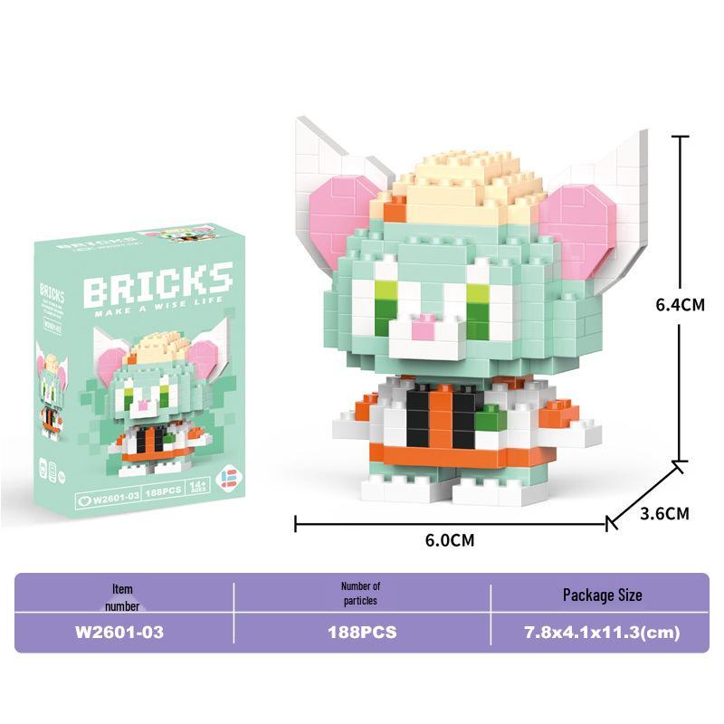 Santa Claus Micro Bricks Educational Toy - Compatible with LEGO, Building Blocks for Kids