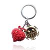 One Piece Devil Fruit Keychain & Zoro Metal Pendant Set
