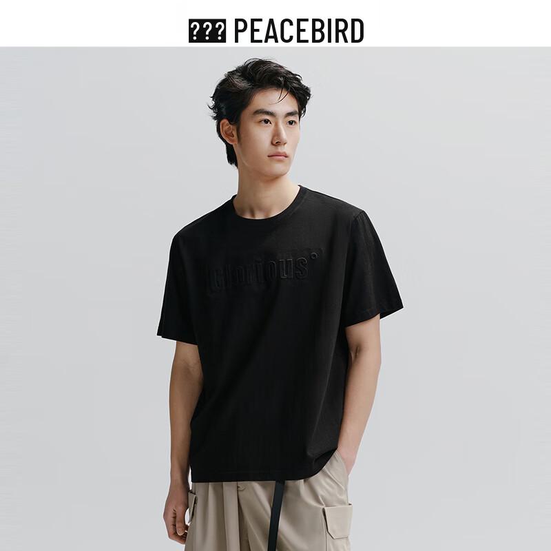 PEACEBIRD Men s Loose Fit Short Sleeve T-shirt L