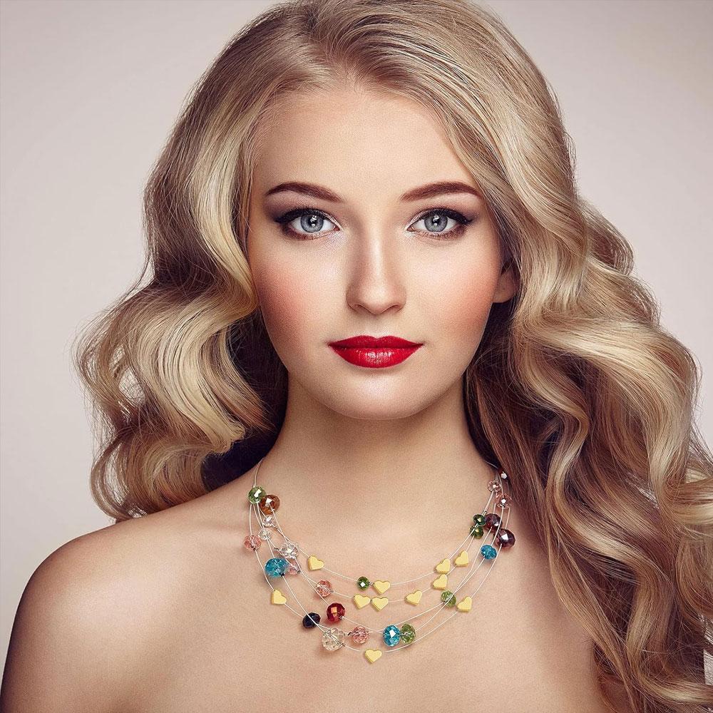 100/200/400 herzförmige Perlen, Abstandshalterperlen, Perlen mit kleinem Loch, herzförmige DIY-Perlenarmbänder, Halsketten, Ohrringzubehör, handgefertigter Schmuck