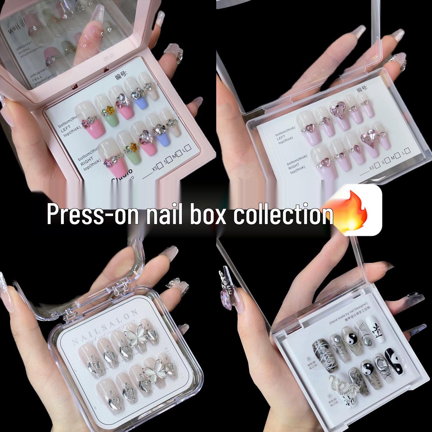 

Exquisite Nail Art Storage & Display Box - Stylish Gift for Nail Pieces