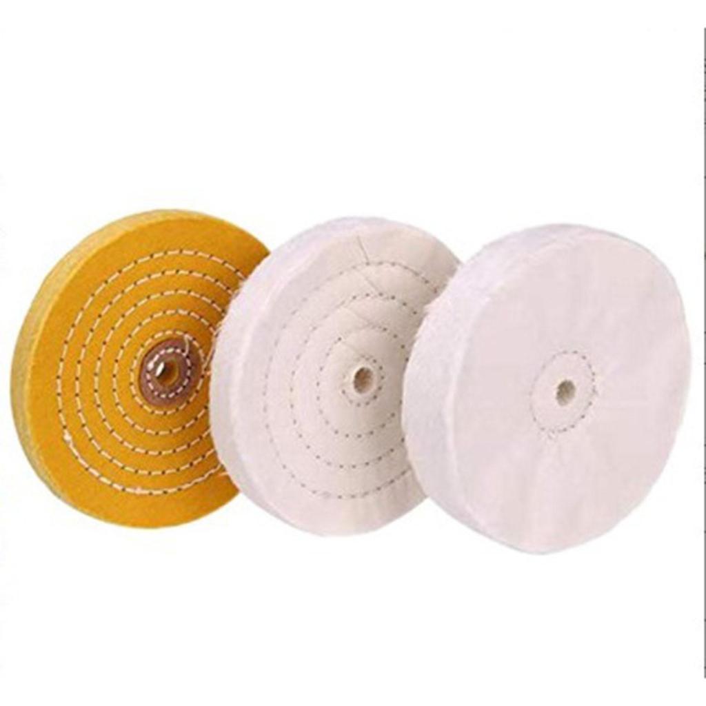 10 Buffing Pad Polishing Wheel Kits, Included Rouge Compound, Cone, Column, Mushroom, Grinding