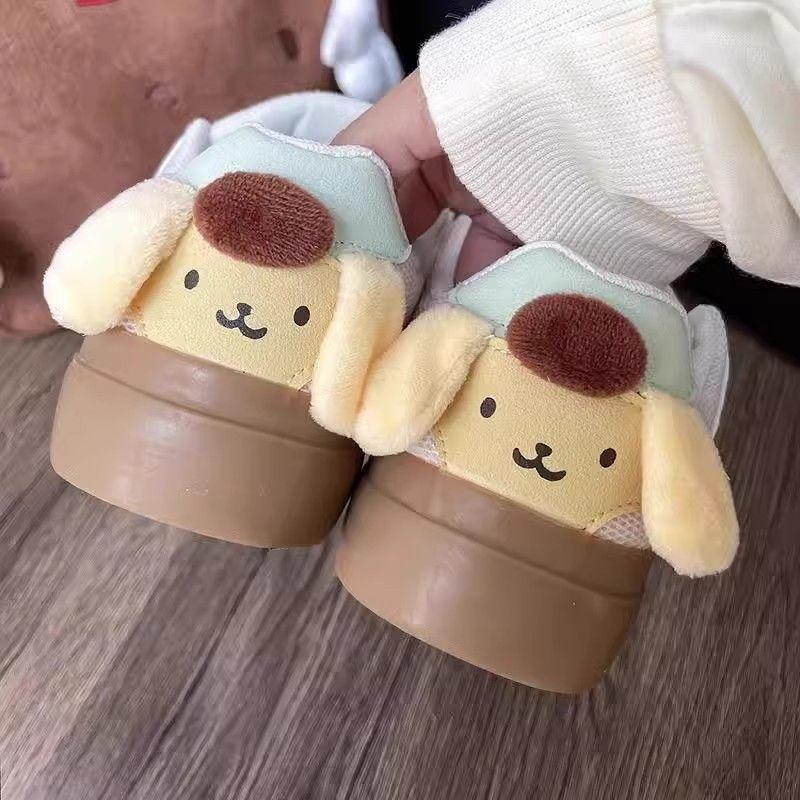 2025 new popular cream wind bread shoes ins trendy shoes 2025 autumn and winter mesh breathable skateboard shoes women's shoes