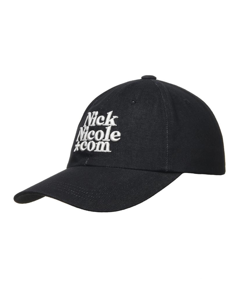 Nigaennikol Nn Dotcom Signature Ball Cap_Denim Black Cream