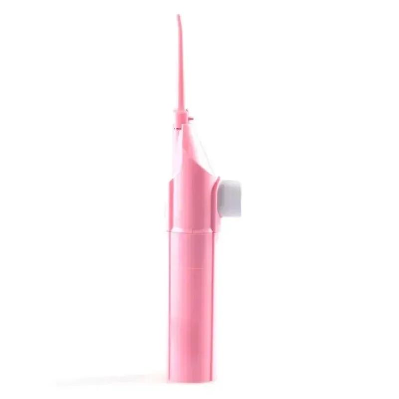 1PC Portable Electric High-Pressure Water Flosser Manual Pulse Jet Dental Teeth And Gums Cleaner Deep Cleaning Oral Irrigator