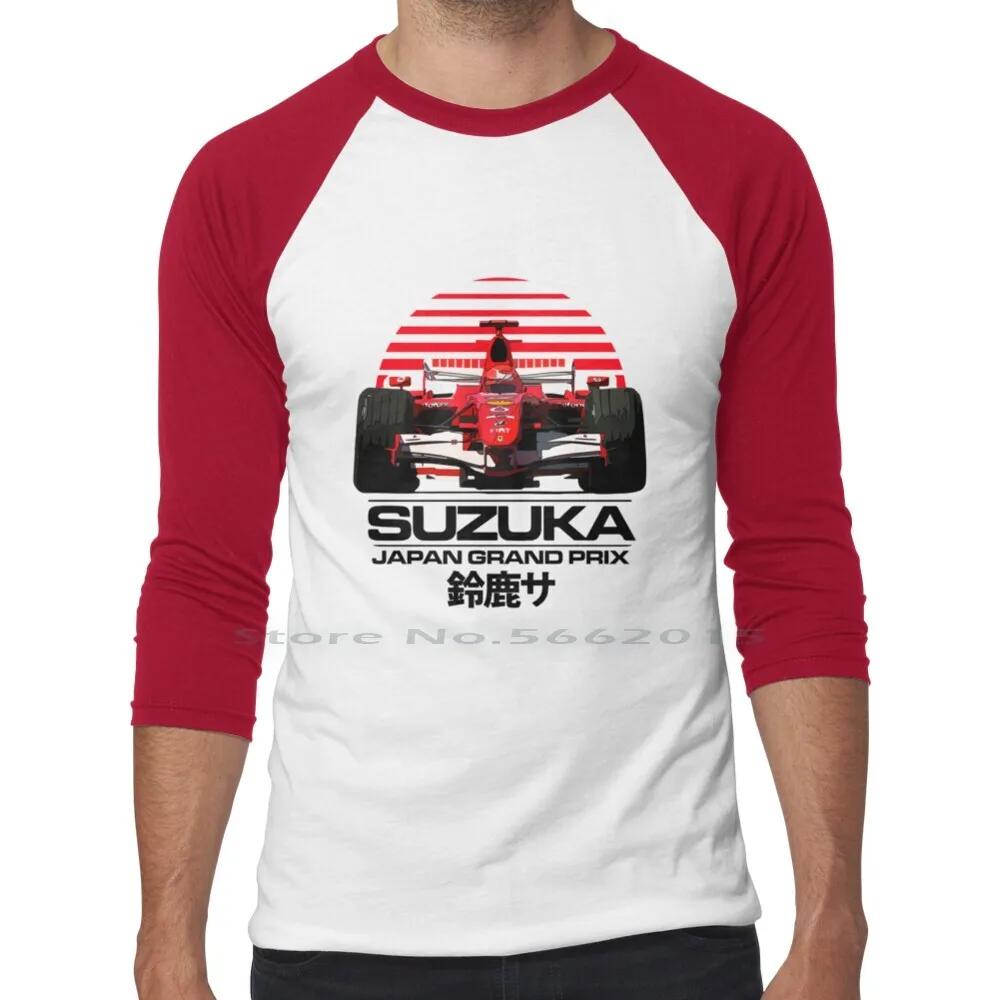 Michael Schumacher Suzuka Japonská Grand Prix Tričko 100% Bavlna Závodní Jezdec Michael Schumacher Schumacher F2002 Závodní