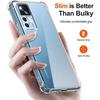 Case for Xiaomi 12T - 12T Pro - Shockproof Anti-Scratch Transparent Slim Reinforced Corners
