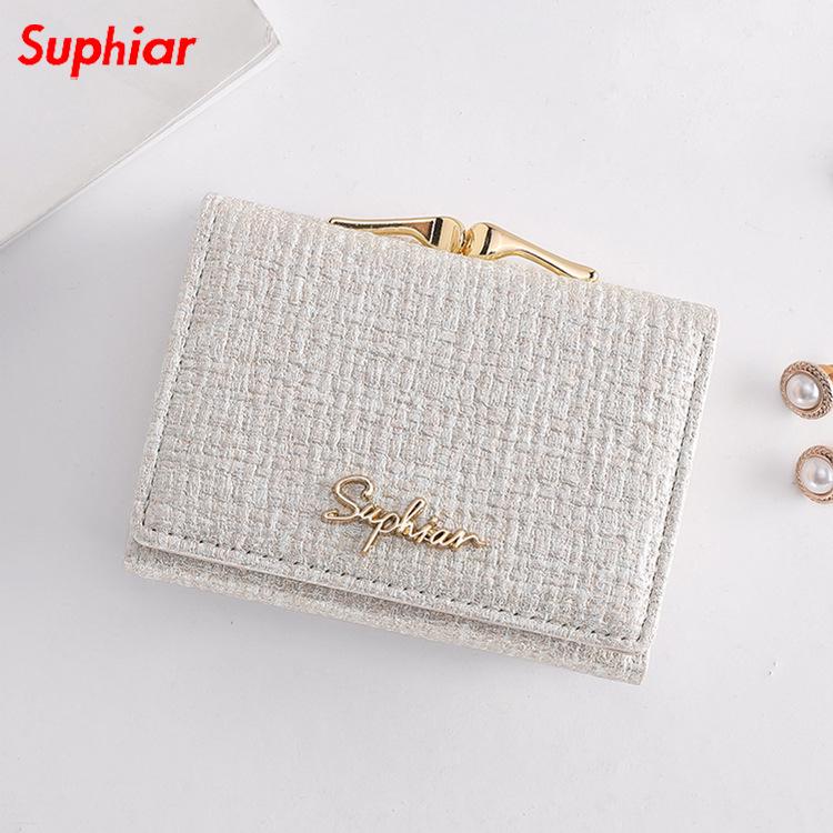 2024 Cute Japanese & Korean Student Card Holder: Multifunctional Tri-Fold Coin Purse, Customizable Fragrance-Style Ladies' Wallet