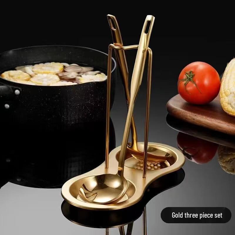 

Stainless Steel Colander and Soup Spoon Holder