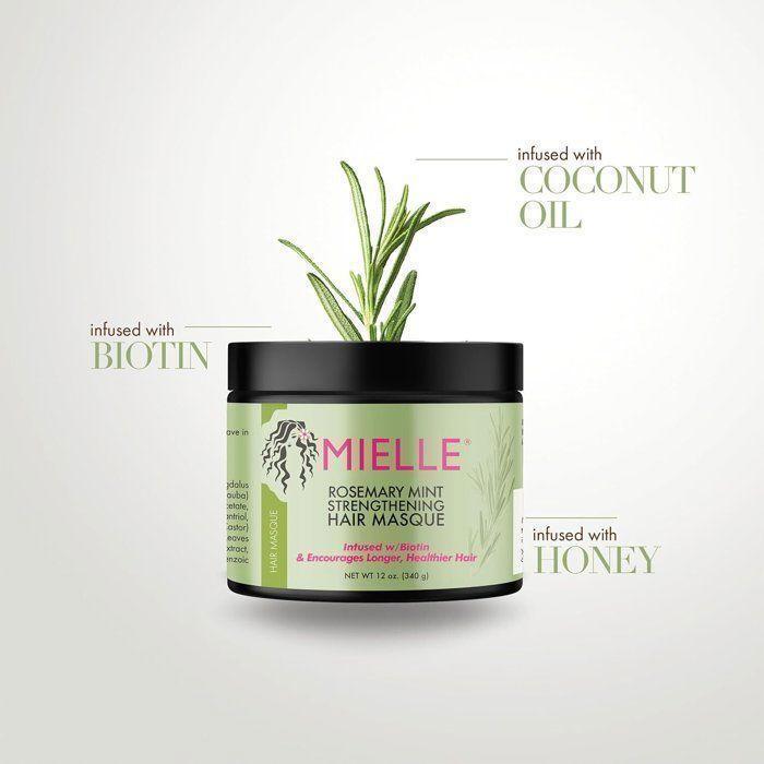 Mielle Masque Capillaire de Renforcement à la Menthe au Romarin, 340g