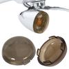 2Pcs Motorcycle Indicator Turn Signal Light Lens Cover Caps