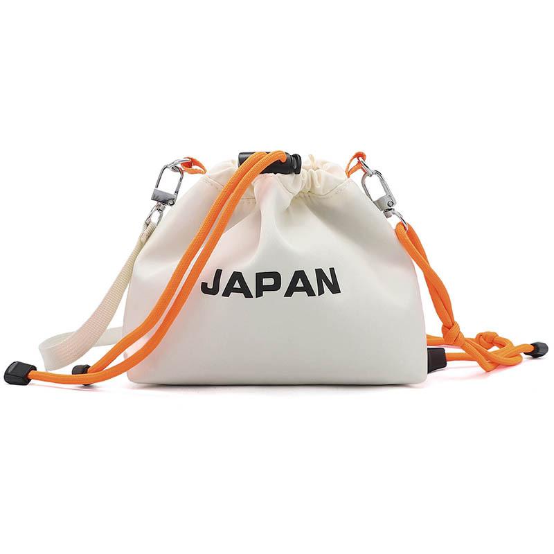 

Casual simple letter printing contrasting colors men s and women s bucket bags spring new versatile shoulder messenger bags