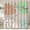 Cartoon Ice Cream Cake Washable Dirt-Resistant Shower Curtain Shower Head Waterproof Polyester Bath Curtain For Home Decor