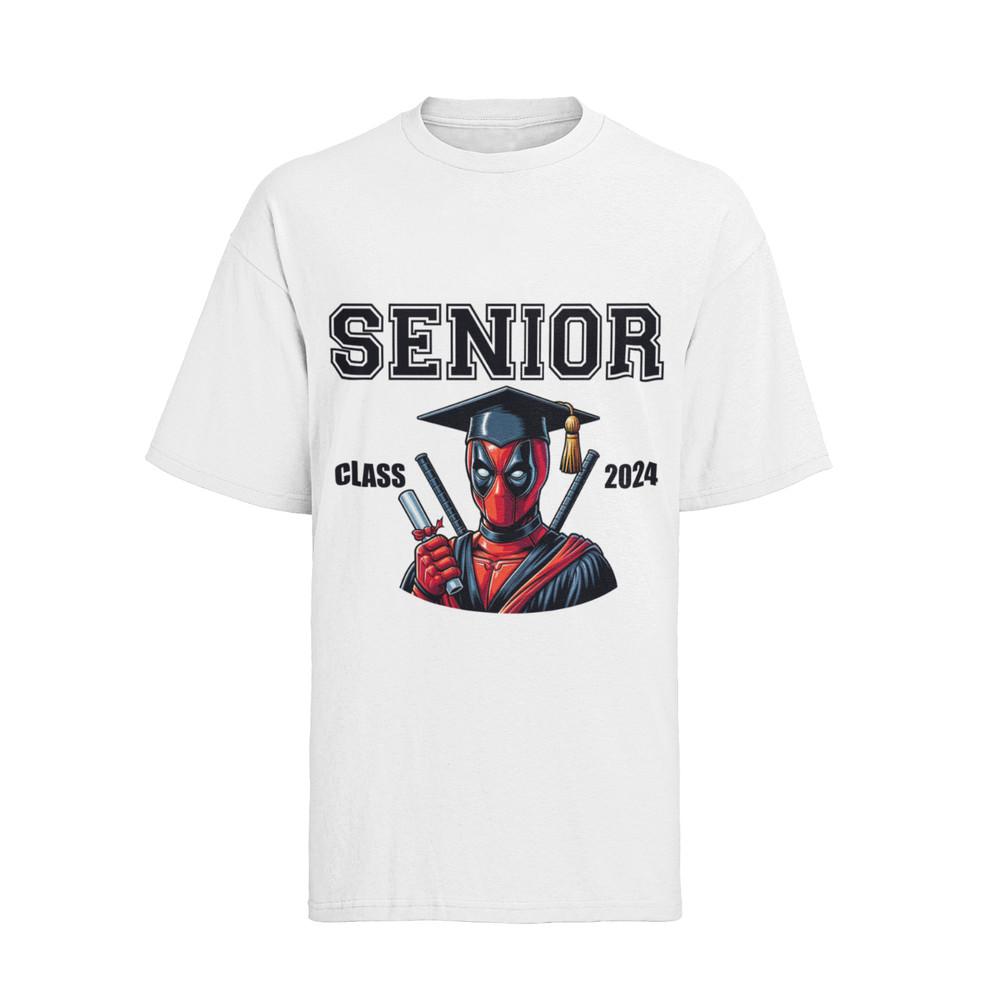 

Personalised Deadpool Senior Year Graduation Ladies Shirt Cotton S-XXX L