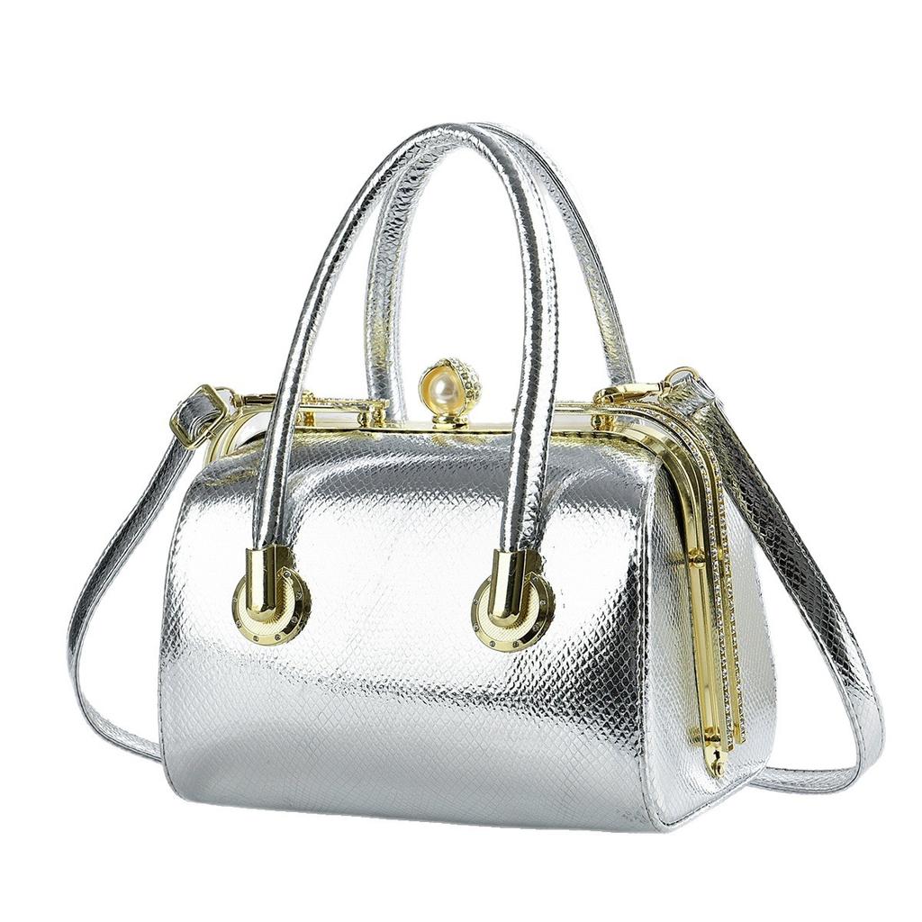 Handheld Single Shoulder Crossbody Bag For Simple Ladies