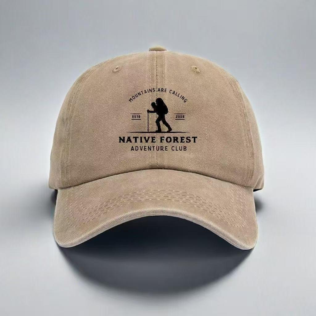 Unisex Leśna Przygoda Czapka Baseballowa - Miękki Daszek Słoneczny