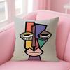 Classic Art Picasso Cushion Cover Natural Linen Pillow Case Double-Sided Print Decorative Sofa Pillowcase Home Decor Gift