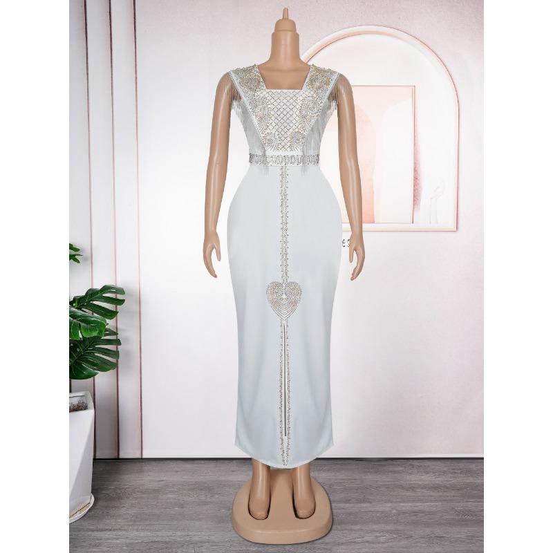 Plus Size Women's New Fashion U Neck Hip Dress