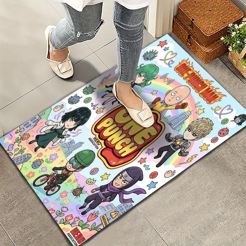 Onepunch Man Carpet Rug For Living Room Bedroom Home Sofa Decoration Kids Play Nonslip Floor Mat