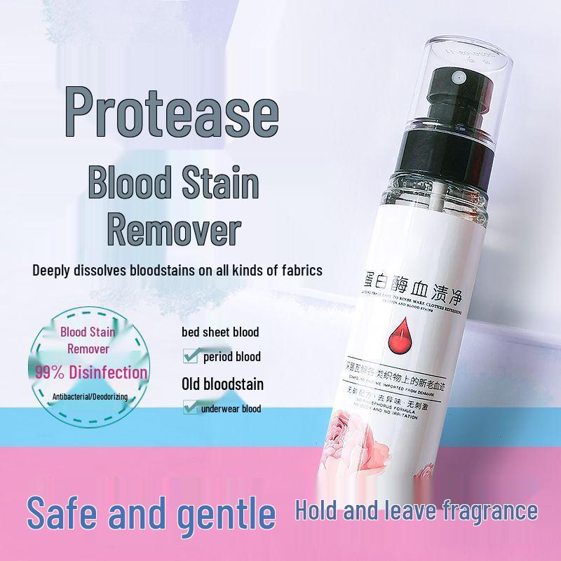 Women's Underwear Wash: Period & Blood Stain Remover for Panties and Bed Sheets, No-Wash Cleaning Agent.