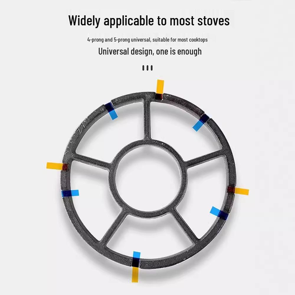 Universal Non-slip Cast Iron Gas Stove Rack for Small Pots and Milk Pots