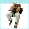Figura de acción de PVC de Ryu de Street Fighter con diseño coleccionable para fans y para exhibición.