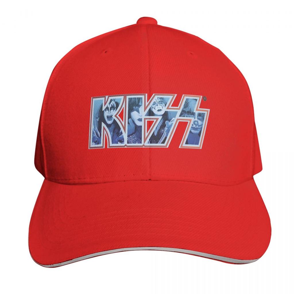 Kiss Logo Band Cap Fashion Casual Baseball Caps Adjustable Hat Hip Hop Summer Unisex Baseball Hats
