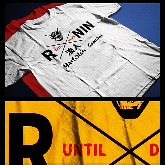 

Samurai T-Shirt deadly warrior with sword Bushido Code Japanese Oni Demon Mask S