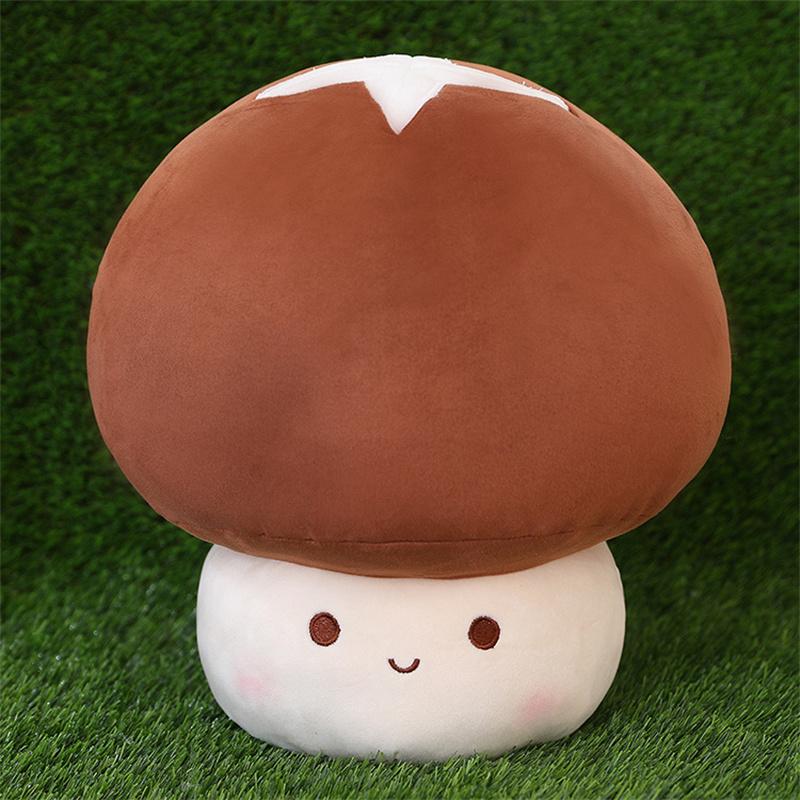 2330Cm Cute Vegetables Kawaii Red Mushrooms Shii-Take Plush Soft Toy Stuffed Dolls Home Decor Gift For Girl Boy Birthday