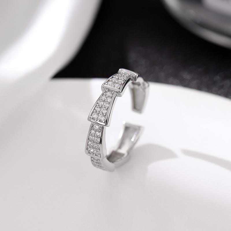 

Кольца для пар Banyan Tree S925 Silver Bamboo - Дизайн для мужчин и женщин ко Дню святого Валентина RS1003 female серебряный