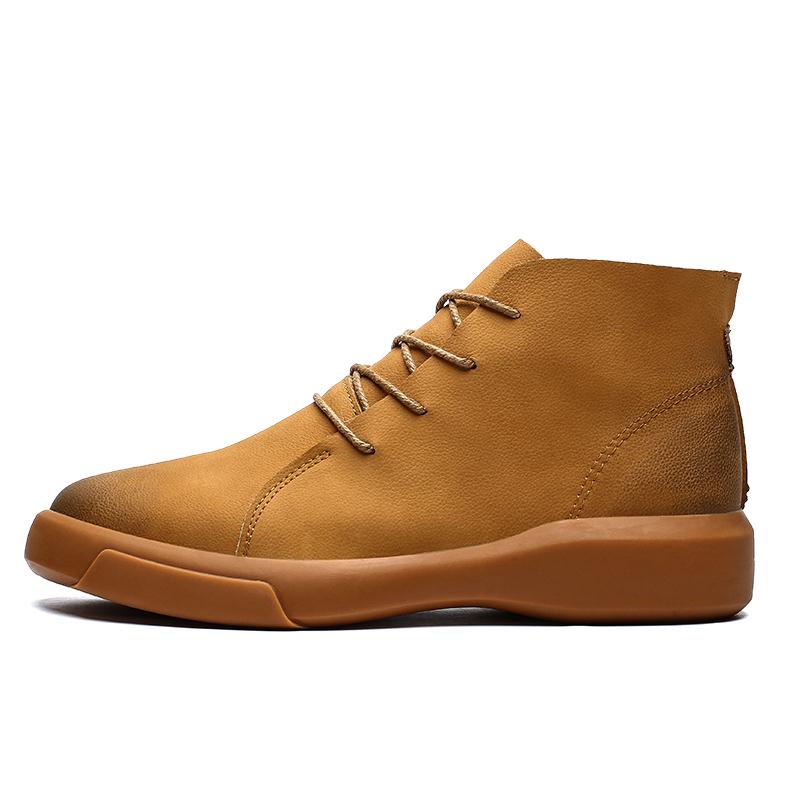 Stivali invernali in pelliccia calda da uomo Moda Calzature a suola spessa Classici Scarpe da ginnastica in pelle Mocassini rétro da lavoro e appuntamenti Stivali formali da esterno