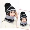 Lael Neck Warmer Fur Hat Set (Black) / Women's Winter Hat