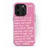 Luxury Clmj Color text Phone Case for iPhone 17 17e 16e 16 15 14 13 12 11 X XS XR XSMAX Air Pro Max Plus Double-layer Back Cover