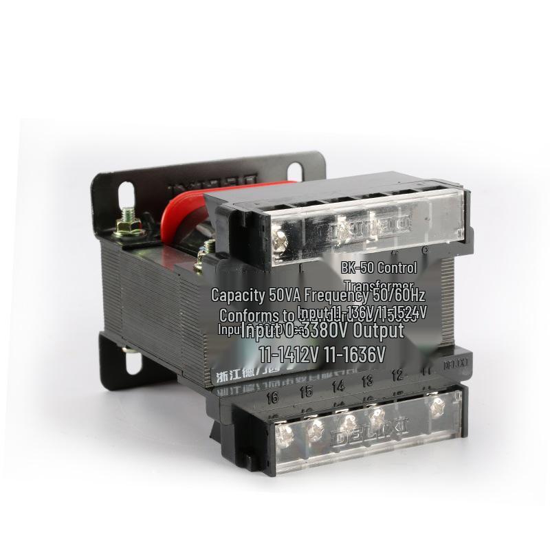 DELIXI BK-50VA Dry Type Control Transformer - Electrical Isolation & Power Supply for Machine Tools
