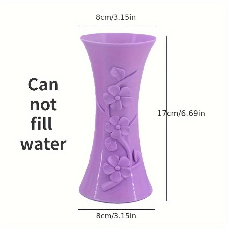 3D Plum Blossom Vase Flower Basket Plastic Vase multi-color handicraft home simulation flower arrangement utensils