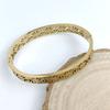 New Honeycomb Sunflower 18K Gold-plated Stainless Steel Bracelet, Waterproof, No Rust and Fading, Wedding Party Gift