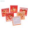 2026 Cartoon Pony And Capybara Mini Desktop Calendar Portable Coil Calendar Books Desk Decor