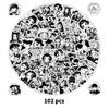 Hunter Girl Kpop Collectors Edition Water Bottle Stickers With Vibrant Printed Art For Teens