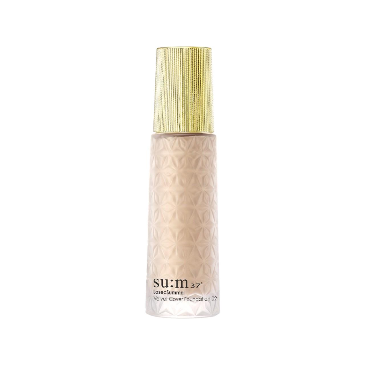 Su:m37 LosecSumma Velvet Cover Foundation Long-lasting Radiant Finish SPF30/PA++ 30ml (No.01 Light Beige)