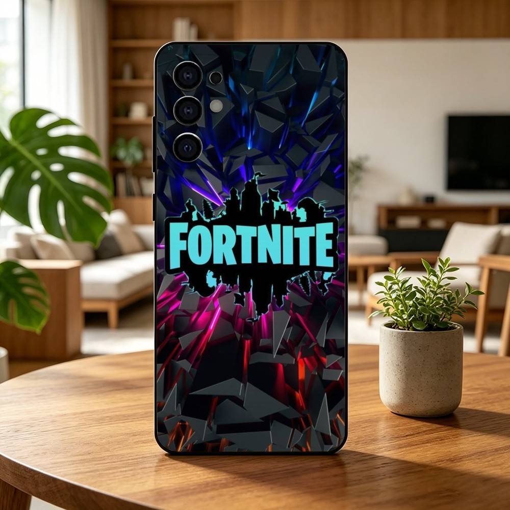 F-Fortnites-PC Game  Phone Case For Samsung S25,S24,S21,S22,S23,S30,Ultra,S20,Plus,Fe,Lite,Note,10,Black Cover