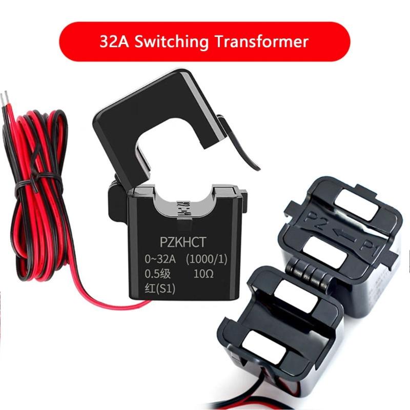 Electrical Service Current Monitor Accessory with Split Open Body and Wire 32/200A Option for Inspection Around Existing Wiring
