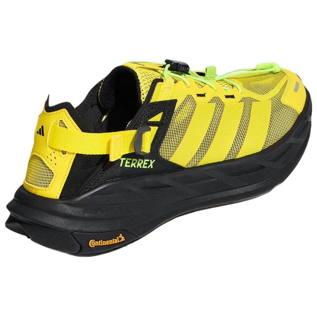 Adidas Slip Resistant, Abrasion Resistant, Rebound River Trekking Shoes Unisex Yellow Black LA4706